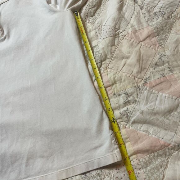 ralph lauren vintage y2k white sporty quarter zip embroidered back logo medium - Picture 4 of 6